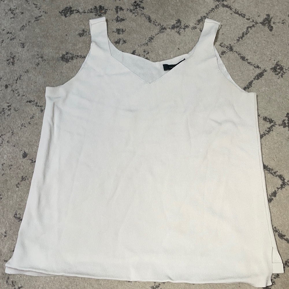 Ann Taylor White Tank Blouse